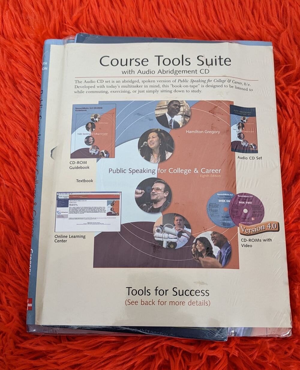 NWT 2006 Gregory Public Speaking for College Career Course Tools Suite 8th ED SC